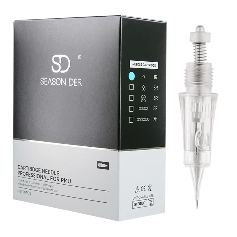 SEASON DER 10PCS Cartridge Needle Tattoo Needles Disposable Permanent Makeup For Machine Eyebrow Tattoo Lip 1R,2R,3R,5R,NANO
SEASON DER 10PCS Cartridge Needle Tattoo Needles Disposable Permanent Makeup For Machine Eyebrow Tattoo Lip 1R,2R,3R,5R,NANO