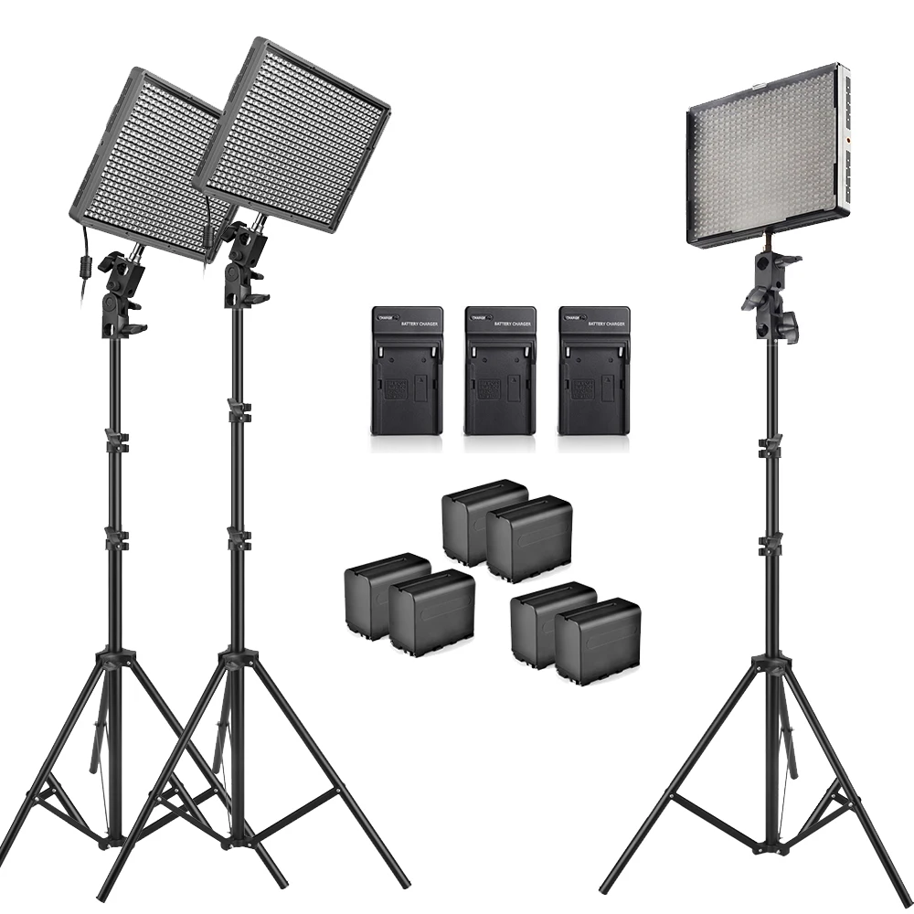 Aputure Amaran AL-528W+2x AL-528S High CRI95+ Led Video Studio Light +Battery Pack for Sony NP-F960+Battery Charger+Light Stands
Aputure Amaran AL-528W+2x AL-528S High CRI95+ Led Video Studio Light +Battery Pack for Sony NP-F960+Battery Charger+Light Stands