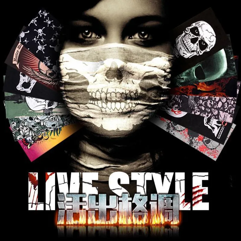Fashion Skull Bandana Bike Camouflage Tube Neck Face Mask Headscarf Spiderman Sport Headband Pick Skull Print Bandanas
Fashion Skull Bandana Bike Camouflage Tube Neck Face Mask Headscarf Spiderman Sport Headband Pick Skull Print Bandanas