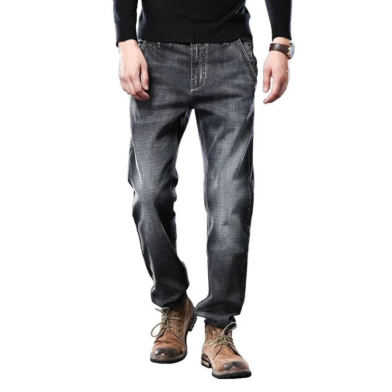 Autumn Winter New Men's 2019 Grey Jeans Loose Straight Elastic Anti-theft Zipper Denim Pants Male Big Size 40 42 44 46 48,DM992
Autumn Winter New Men's 2019 Grey Jeans Loose Straight Elastic Anti-theft Zipper Denim Pants Male Big Size 40 42 44 46 48,DM992