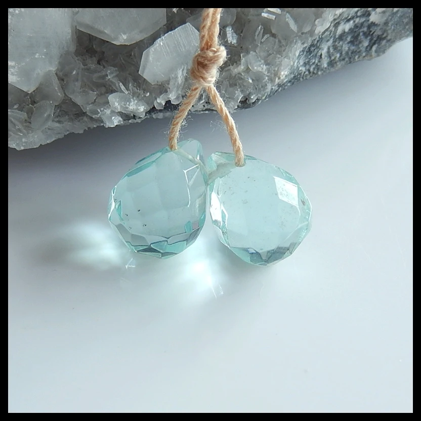 Charms Women Earrings light blue Jewelry Gift Gem Customized,birthday gift!! Blue Aquamarine Earring Beads,14x10mm,3.3g
Charms Women Earrings light blue Jewelry Gift Gem Customized,birthday gift!! Blue Aquamarine Earring Beads,14x10mm,3.3g