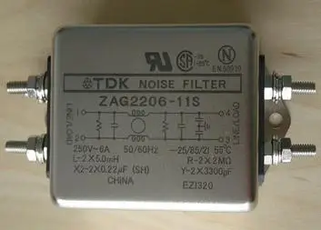 Noise filter ZAG-11S series single-phase , 6-30A TDK-LAMBDA
Noise filter ZAG-11S series single-phase , 6-30A TDK-LAMBDA