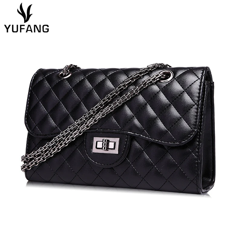HMILY Black Color Women Handbags Chain Diamond Lattice Women's Shoulder Messenger Bag Brand Leather Crossbody Bag For Ladies
HMILY Black Color Women Handbags Chain Diamond Lattice Women's Shoulder Messenger Bag Brand Leather Crossbody Bag For Ladies