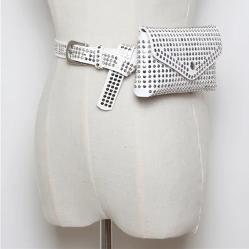 Women Casual Small Fanny Pack All Match Gift Travel Punk Style Waist Bag Fashion Rivets Adjustable Belt Luxury Multi-use Purse
Women Casual Small Fanny Pack All Match Gift Travel Punk Style Waist Bag Fashion Rivets Adjustable Belt Luxury Multi-use Purse