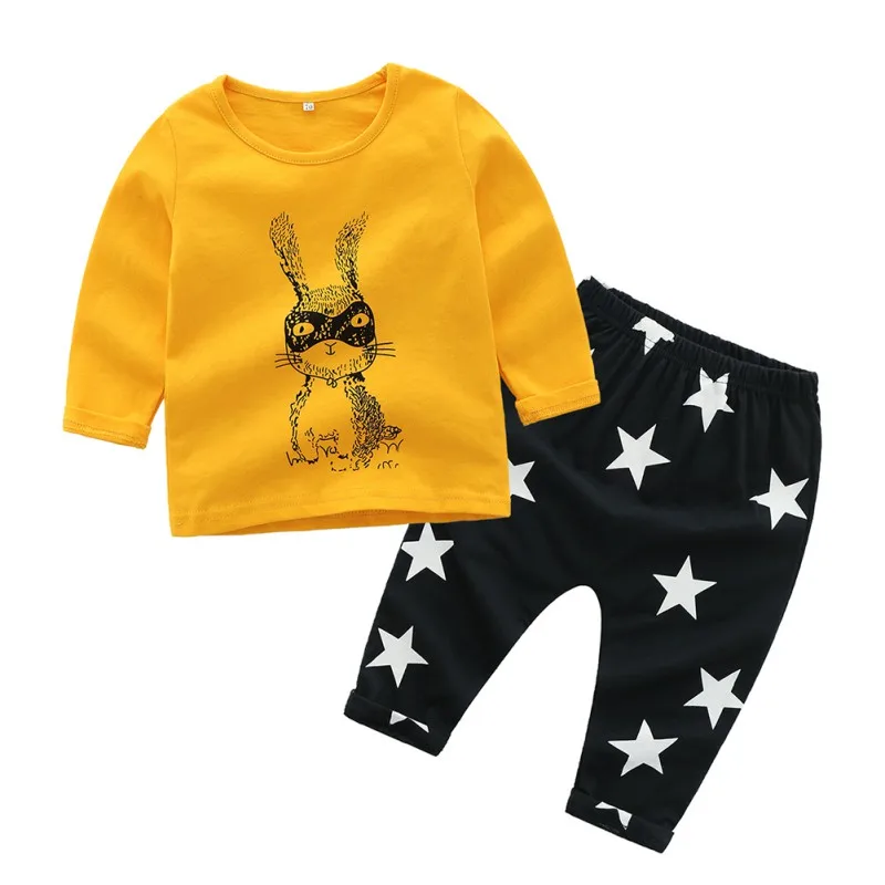 Baby Boy Girl Clothes Set Spring Newborn Baby Clothes Set Cotton Cartoon Print Clothing Suit Top+Pants Infant Clothes Set 0-24M 
Baby Boy Girl Clothes Set Spring Newborn Baby Clothes Set Cotton Cartoon Print Clothing Suit Top+Pants Infant Clothes Set 0-24M