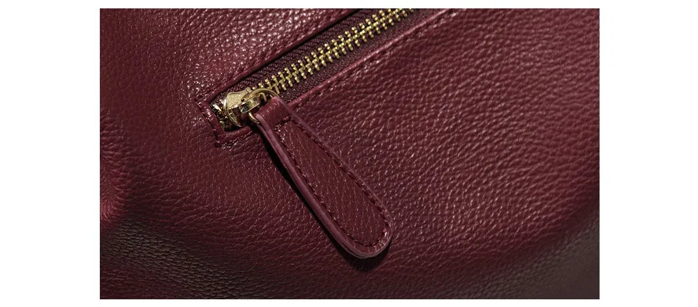 Soft Leather Handbags Large Capacity Women Bag Zipper Ladies Shoulder Bag Hobos Bags New Arrivals Herald Fashion (1)