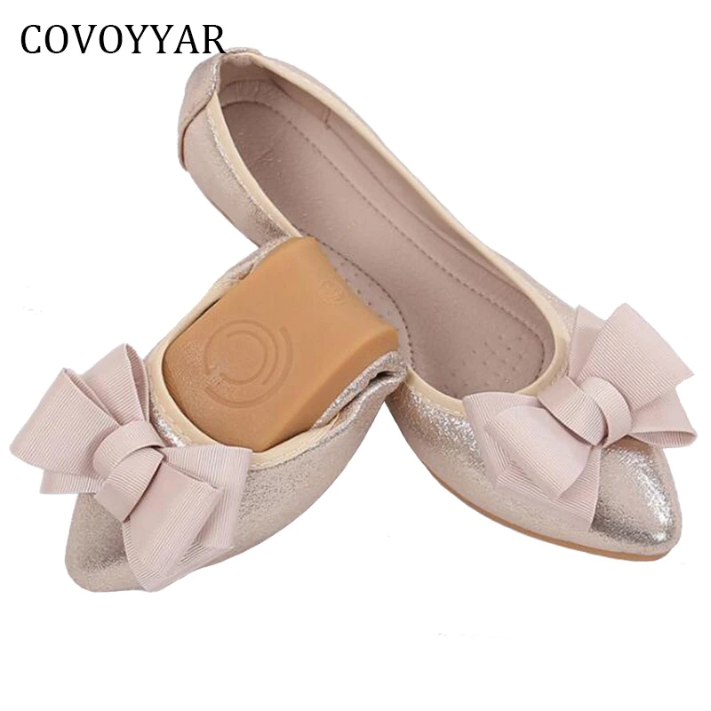 COVOYYAR Bowtie Women Ballet Flats Loafers 2019 Spring Comfort Pointed Toe Casual Fold-able Shoes Mom Shoes Big Sizes WFS920
COVOYYAR Bowtie Women Ballet Flats Loafers 2019 Spring Comfort Pointed Toe Casual Fold-able Shoes Mom Shoes Big Sizes WFS920