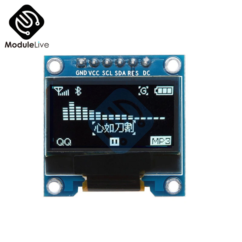 6Pins 0.96 Inch SPI I2C OLED Digital SSD1306 Display 12864 SPI Interface LCD Display Module For Arduino 51 SMT32 I/O
6Pins 0.96 Inch SPI I2C OLED Digital SSD1306 Display 12864 SPI Interface LCD Display Module For Arduino 51 SMT32 I/O