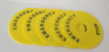 100pcs 22mm Push Button Switch Panel Label Frame Plastic Emergency Stop Sign label outer diameter 90mm
100pcs 22mm Push Button Switch Panel Label Frame Plastic Emergency Stop Sign label outer diameter 90mm