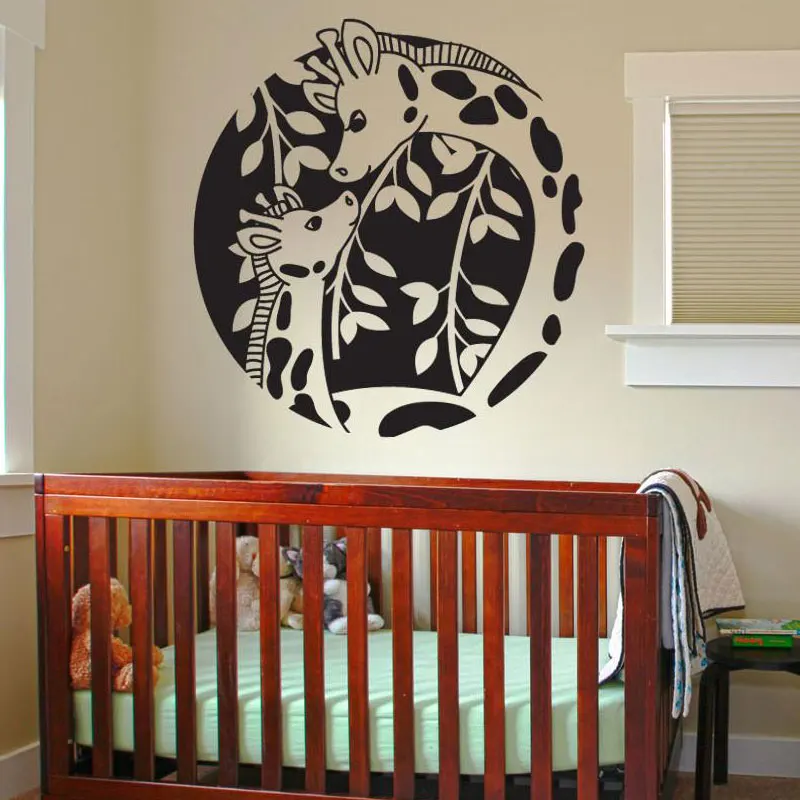 Vinyl wall applique sticker giraffe circle children room decoration wall baby bedroom decoration artwork ET29
Vinyl wall applique sticker giraffe circle children room decoration wall baby bedroom decoration artwork ET29