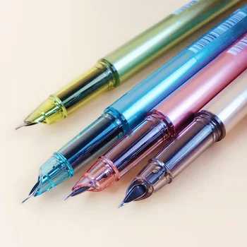 4 pcs/lot 0.5mm Luxury Plastic Fountain Pen Calligraphy Pen Creative Ink Pen for Writing Office School Supplies Cute Stationery
4 pcs/lot 0.5mm Luxury Plastic Fountain Pen Calligraphy Pen Creative Ink Pen for Writing Office School Supplies Cute Stationery