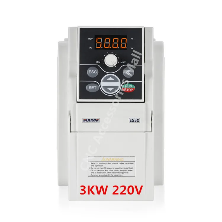 

E550 Original AC220V Frequency Inverter E550-2S0030B VFD Inverter 3kw 1000HZ with RS485 interface, support MODBUS