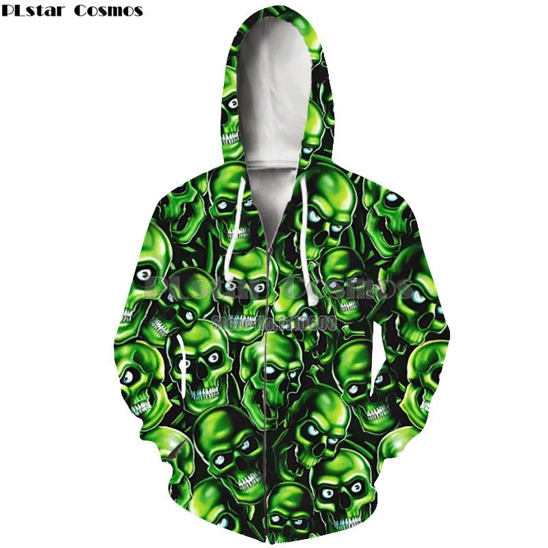 PLstar Cosmos Skull 3D Printed zipper Hoodies Men Women Hoody Outwear Brand Quality Tracksuits Hip hop sweatshirt Coat
PLstar Cosmos Skull 3D Printed zipper Hoodies Men Women Hoody Outwear Brand Quality Tracksuits Hip hop sweatshirt Coat