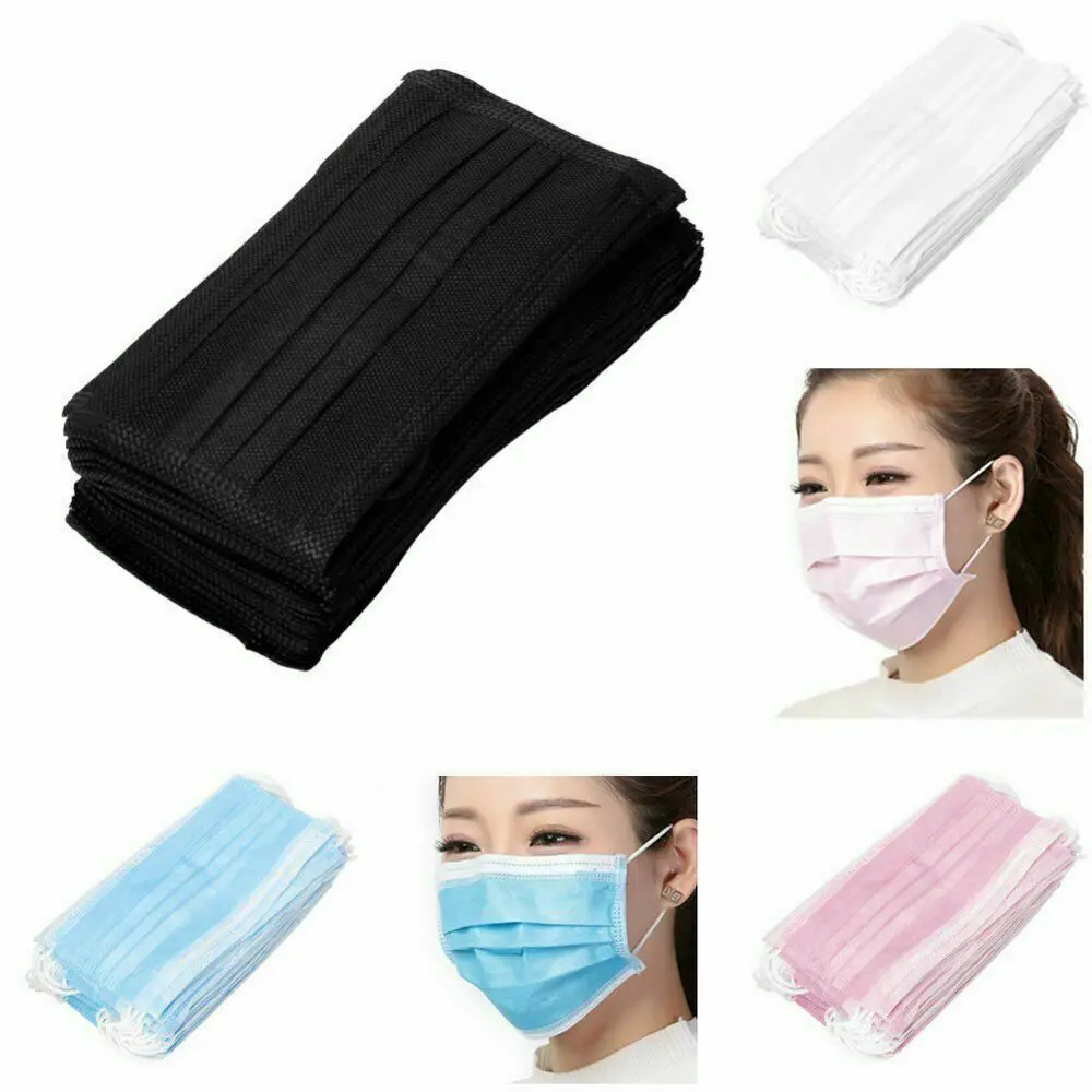 

Disposable 3 Ply Portable Surgical Dental Nail Salon Face Anti-Dust Clean Hygienic Medical Mouth Safe Mask