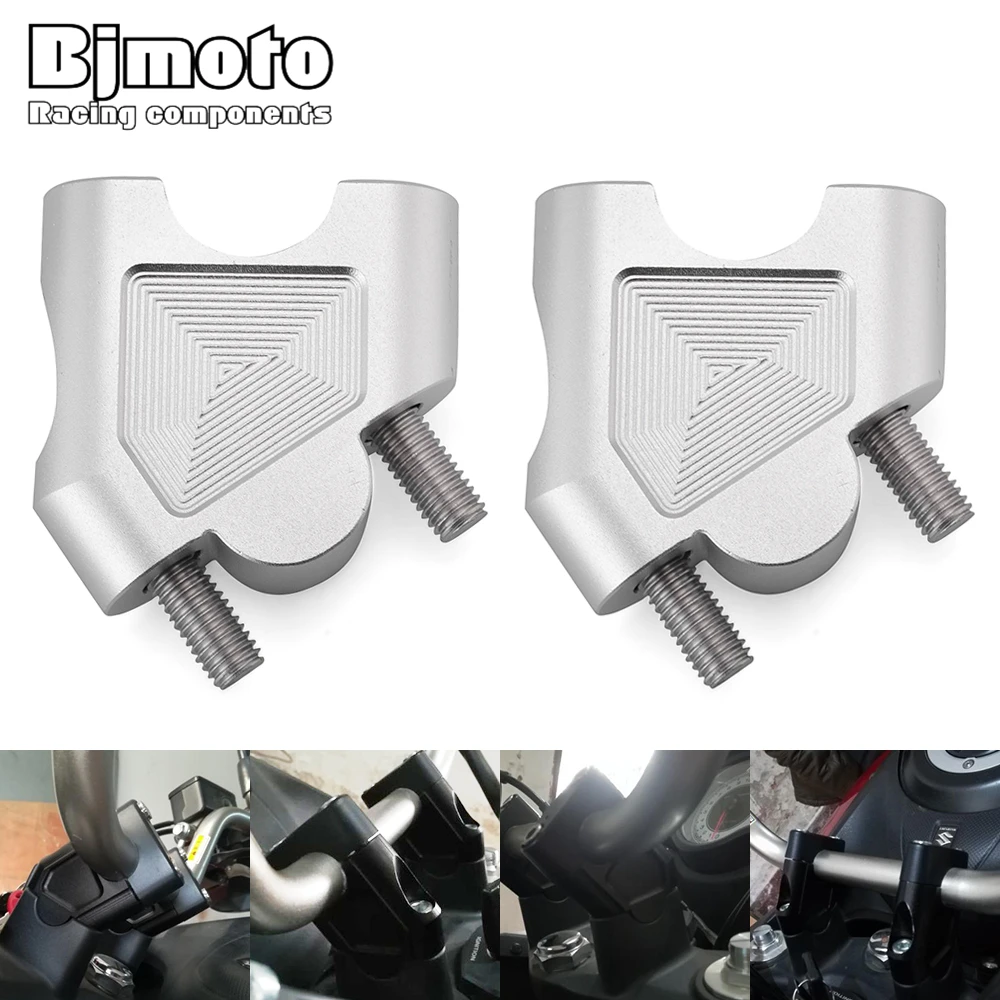 BJMOTO 1 Pair Motorcycle Biker HandleBar Clamp Riser Taper For Suzuki DL250 GW250F GW250S DL650 Moto Riser Back Adapters
BJMOTO 1 Pair Motorcycle Biker HandleBar Clamp Riser Taper For Suzuki DL250 GW250F GW250S DL650 Moto Riser Back Adapters