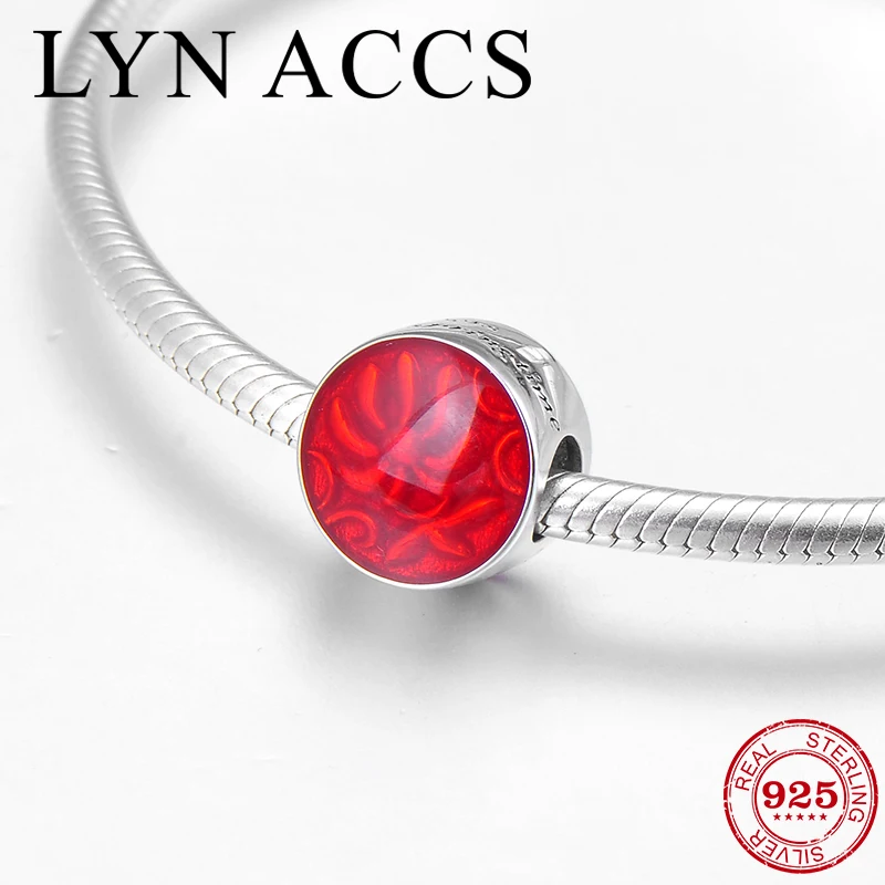 Fit Original Pandora Charms Bracelet Red Enamel Flower Pattern Round Fashion 925 Sterling Silver Bead DIY Jewelry making
Fit Original Pandora Charms Bracelet Red Enamel Flower Pattern Round Fashion 925 Sterling Silver Bead DIY Jewelry making