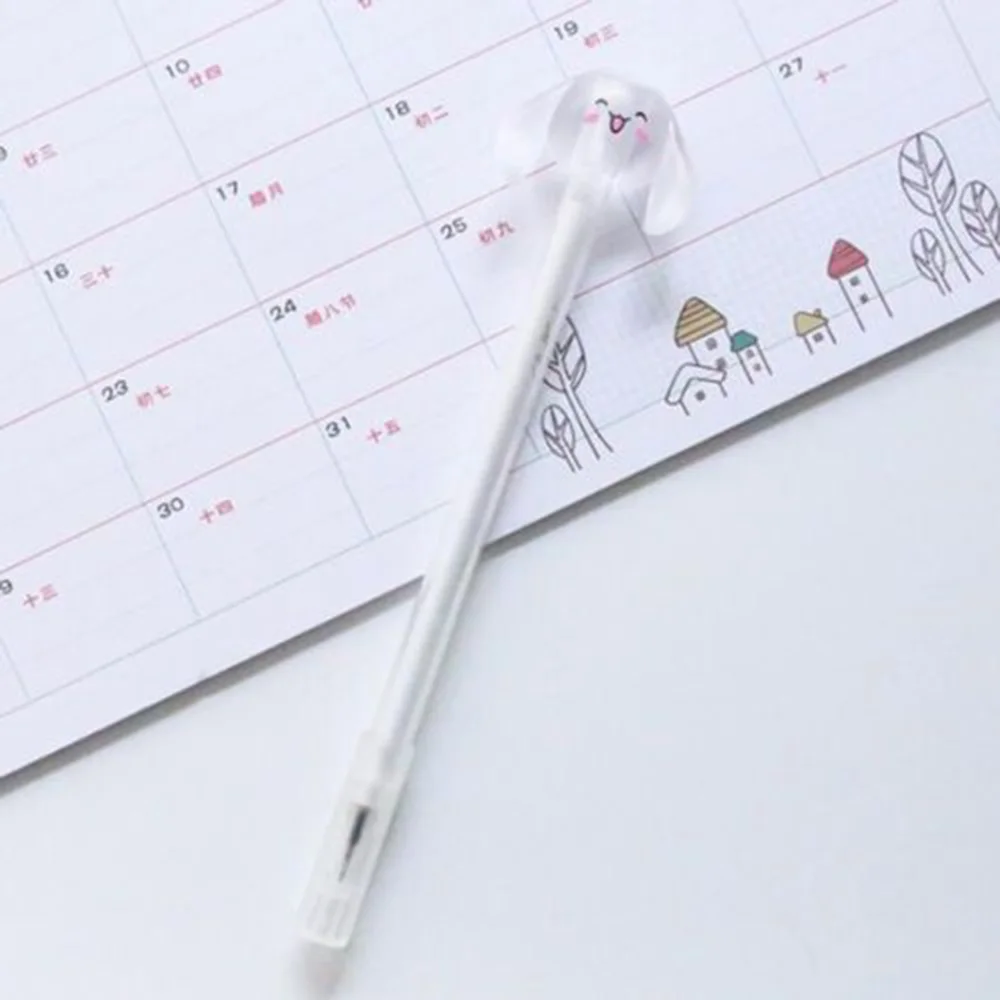 1Pc Cute Long Ears Animal Gel Pen 0.5mm Black Ink Marker Pen Gift For Kids Student School Office Tool
1Pc Cute Long Ears Animal Gel Pen 0.5mm Black Ink Marker Pen Gift For Kids Student School Office Tool