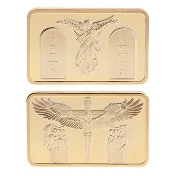 Commemorative Coin Jesus Angel Golden Rectangle Collection Arts Gifts Souvenir
Commemorative Coin Jesus Angel Golden Rectangle Collection Arts Gifts Souvenir
