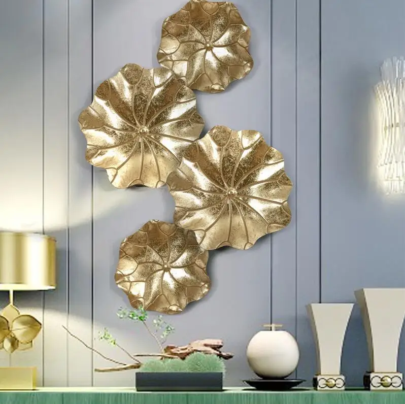 Modern Wrought Iron Lotus Leaf Wall Hanging Crafts Wall Decoration Livingroom Sofa Background Wall Sticker Mural Ornaments Art
Modern Wrought Iron Lotus Leaf Wall Hanging Crafts Wall Decoration Livingroom Sofa Background Wall Sticker Mural Ornaments Art