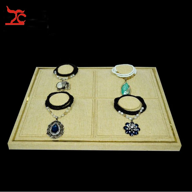 Brand New Wooden Jewelry Display mannequin head Beige Linen Necklace Display Holder Stand Tray 50*40*8cm
Brand New Wooden Jewelry Display mannequin head Beige Linen Necklace Display Holder Stand Tray 50*40*8cm