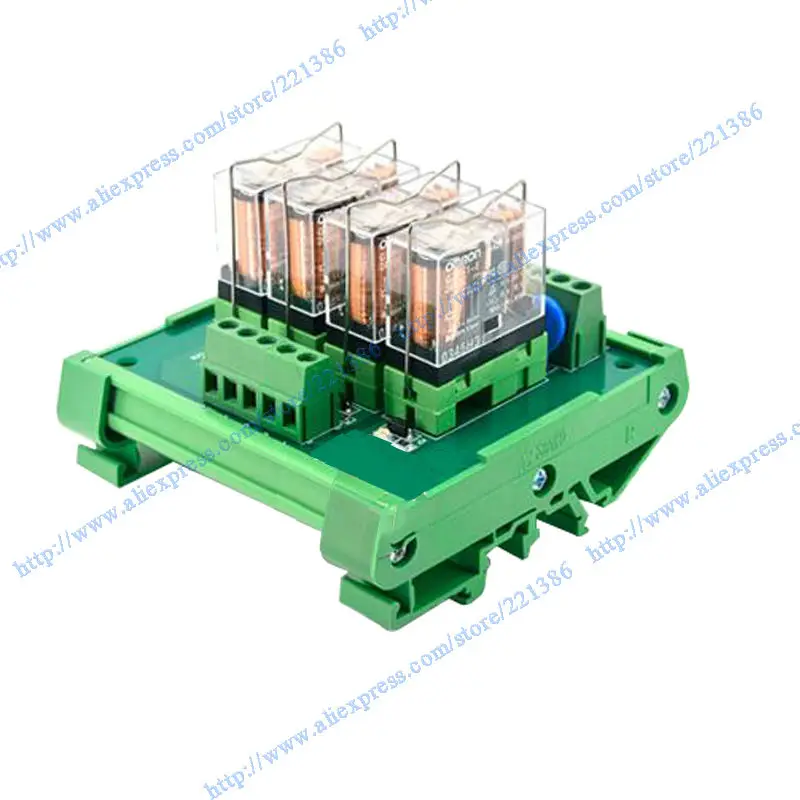 4 Channel 24V 16A Relay Module for driver board output Omron relay G2R-1-E Omron
4 Channel 24V 16A Relay Module for driver board output Omron relay G2R-1-E Omron