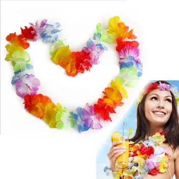 10Pcs Hawaiian leis Garland Artificial necklace Hawaii Flowers leis Party Supplies Beach Fun wreath DIY gift Decoration
10Pcs Hawaiian leis Garland Artificial necklace Hawaii Flowers leis Party Supplies Beach Fun wreath DIY gift Decoration