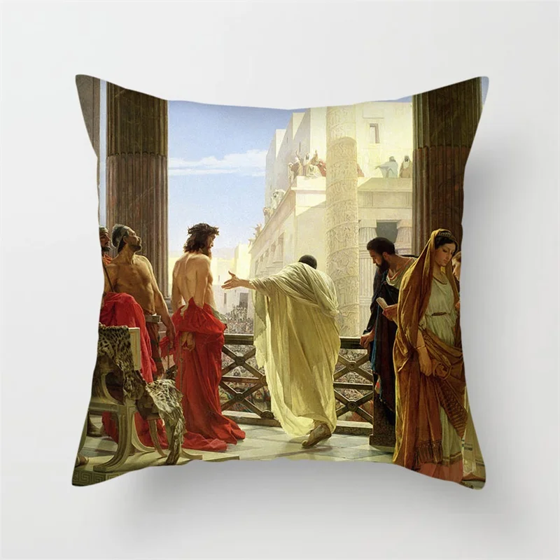 Fuwatacchi Painting Printed Pillow Case Portrait Style Cushion Cover Home Decorative Pillows Cover Throw Pillow for Sofa Bedroom
Fuwatacchi Painting Printed Pillow Case Portrait Style Cushion Cover Home Decorative Pillows Cover Throw Pillow for Sofa Bedroom