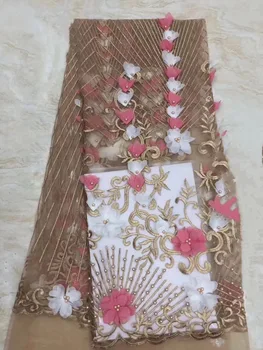 (5yards/pc) very beautiful embroidered African beads velvet lace French net lace fabric in peach red for attractive party dress
(5yards/pc) very beautiful embroidered African beads velvet lace French net lace fabric in peach red for attractive party dress