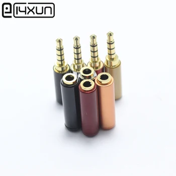 4 pair Colorful Aluminum New 3.5mm Male 4 Pole Stereo Plug + Female Headphone Jack Audio Connectors Soldering
4 pair Colorful Aluminum New 3.5mm Male 4 Pole Stereo Plug + Female Headphone Jack Audio Connectors Soldering