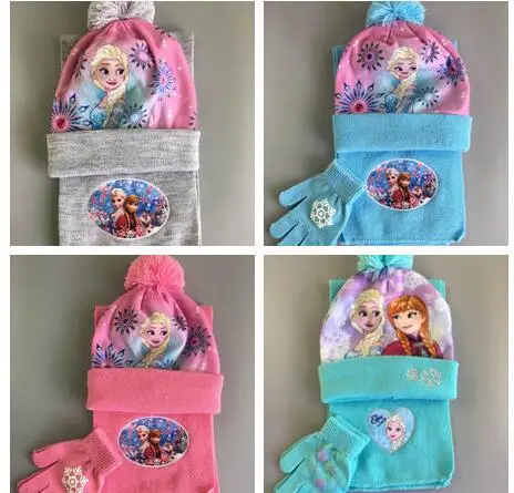 1set cartoon princess knit beanie hat children Christmas winter knitted scarf gloves hat set party kids gifts 2-8Y
1set cartoon princess knit beanie hat children Christmas winter knitted scarf gloves hat set party kids gifts 2-8Y