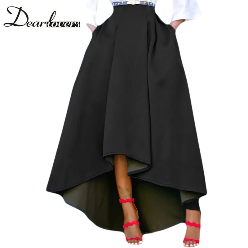 Black-Asymmetric-High-Low-Hem-Maxi-Prom-Skirt-LC65062-2-24370_