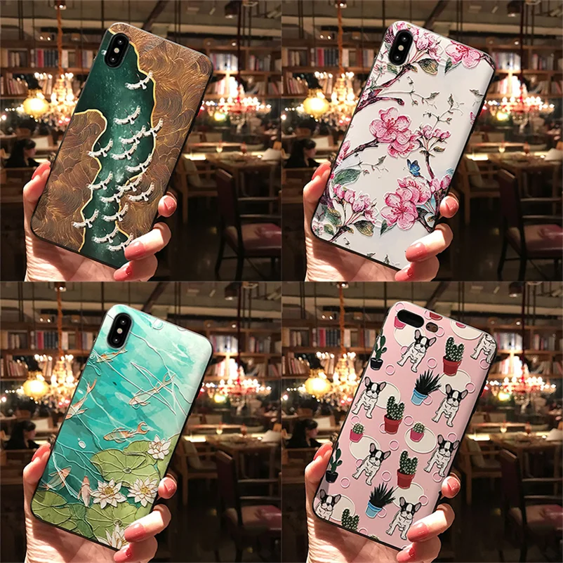 3D Relief Flower Phone Case For Huawei Nova 3 3i 4 2 Lite Y5 Y7 Prime Y6 Pro Y9 2018 2019 For Honor 6A 7A 7S 7X 8A 8X 9 10 Lite
3D Relief Flower Phone Case For Huawei Nova 3 3i 4 2 Lite Y5 Y7 Prime Y6 Pro Y9 2018 2019 For Honor 6A 7A 7S 7X 8A 8X 9 10 Lite