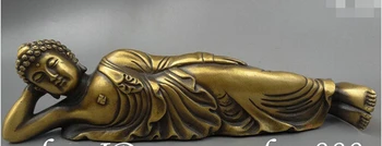 Fast shipping 11" Chinese Bronze Buddhism Sleep Shakyamuni Sakyamuni Tathagata Buddha Statue
Fast shipping 11" Chinese Bronze Buddhism Sleep Shakyamuni Sakyamuni Tathagata Buddha Statue