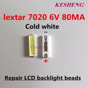 50 pz/lotto Lextar SMD LED 7020 6 V 0.5 W 50LM Bianco Freddo Per La TV Retroilluminazione
50 pz/lotto Lextar SMD LED 7020 6 V 0.5 W 50LM Bianco Freddo Per La TV Retroilluminazione