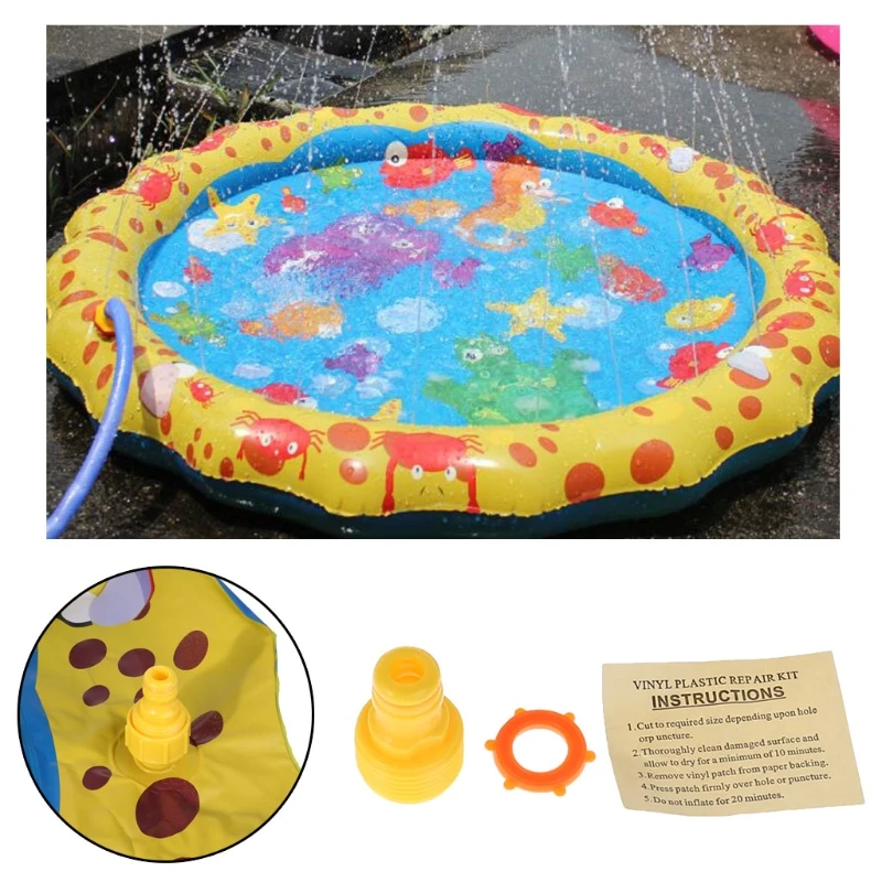 1Pc High Quality Inflatable Water Spray Sprinkle Mat Outdoor Splashing Toy Family Summer Activity
1Pc High Quality Inflatable Water Spray Sprinkle Mat Outdoor Splashing Toy Family Summer Activity