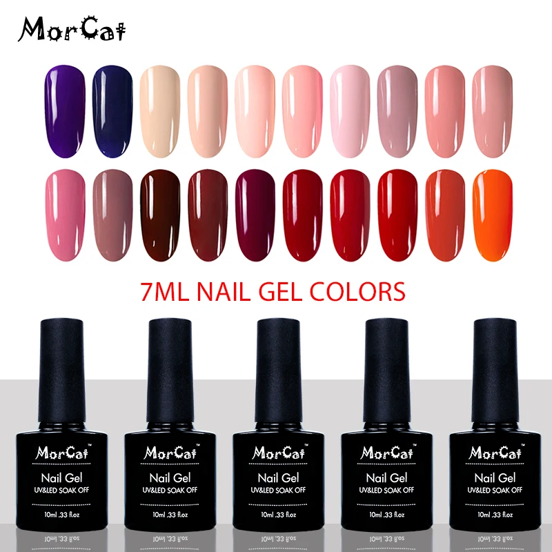 MorCat Gel Nail Polish Princess Pink Style Color UV Gel Varnish Nail Art UV Varnish White Gel Lacquer 10ml Nail Gel Polish
MorCat Gel Nail Polish Princess Pink Style Color UV Gel Varnish Nail Art UV Varnish White Gel Lacquer 10ml Nail Gel Polish