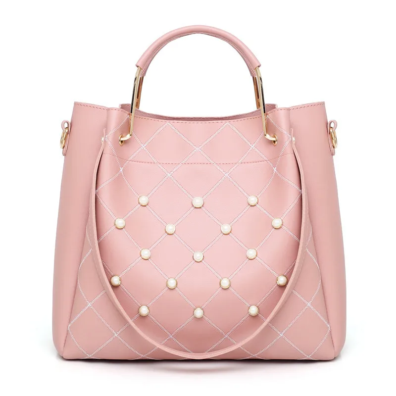 Style new Lady Mother bag three pieces set casual fashion trend Pearl portable single shoulder bag mixed color wholesale
Style new Lady Mother bag three pieces set casual fashion trend Pearl portable single shoulder bag mixed color wholesale