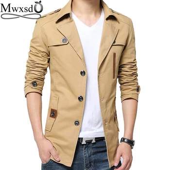 Mwxsd brand casual mens cotton jacket men Slim fit spring washed soft blazer jacket and coat male high quality Military Overcoat
Mwxsd brand casual mens cotton jacket men Slim fit spring washed soft blazer jacket and coat male high quality Military Overcoat