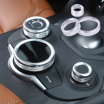 DWCX 3x Car Styling Interior Aluminum Alloy Control Knob Decorative Circle Cover Trim Decoration Fit for Alfa Romeo Giulia 2017
DWCX 3x Car Styling Interior Aluminum Alloy Control Knob Decorative Circle Cover Trim Decoration Fit for Alfa Romeo Giulia 2017