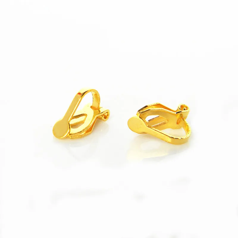 50 PCS 13mm*7.2mm Metal Copper 4 Colors Plated Ear Clips For Women Non Piercing Earring Clips For Jewelry Making
50 PCS 13mm*7.2mm Metal Copper 4 Colors Plated Ear Clips For Women Non Piercing Earring Clips For Jewelry Making