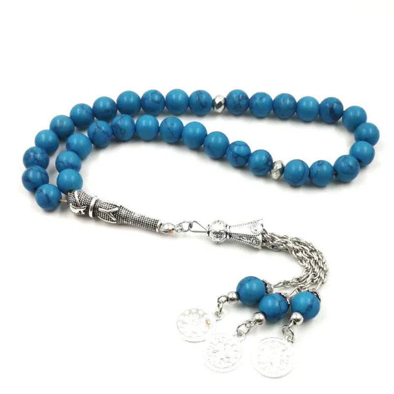 Man's Misbaha Fayrouz stone tasbeeh Turquois Sabh Many Types of Tasbih Hot selling subha
Man's Misbaha Fayrouz stone tasbeeh Turquois Sabh Many Types of Tasbih Hot selling subha