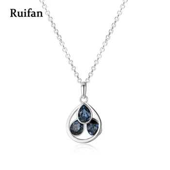 Clearance Sale High Quality Teardrop 925 Sterling Silver Chain Necklaces Women Blue Crystal Pendant Necklace Fine Jewelry YNC014
Clearance Sale High Quality Teardrop 925 Sterling Silver Chain Necklaces Women Blue Crystal Pendant Necklace Fine Jewelry YNC014