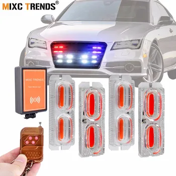 Wireless Remote Controller COB Led Strobe Emergency Flashing Warning lights Red Blue 12V Auto DRL Fog Daytime Running Car Lights
Wireless Remote Controller COB Led Strobe Emergency Flashing Warning lights Red Blue 12V Auto DRL Fog Daytime Running Car Lights