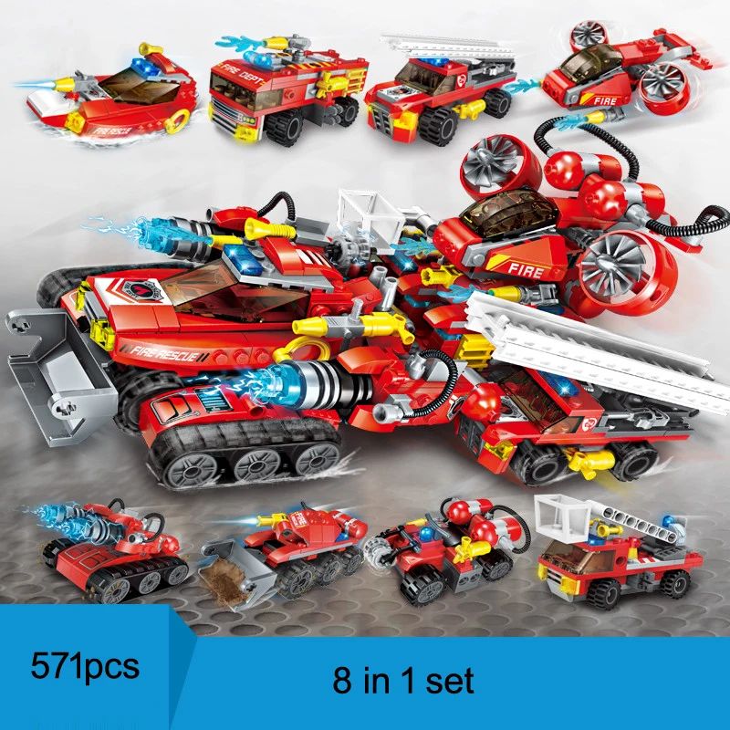 Enlighten Building Block Fire Rescue 8 in 1 the Legend of Chariot Savior FV Transform Educational Bricks Toy Boy Gift
Enlighten Building Block Fire Rescue 8 in 1 the Legend of Chariot Savior FV Transform Educational Bricks Toy Boy Gift