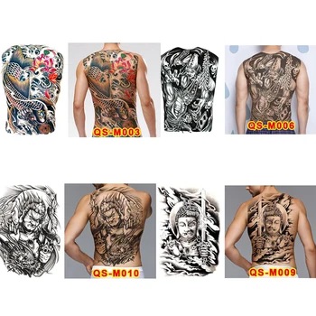 1sheet Large Tattoo Stickers New Designs Fish Ghost Buddha Waterproof Temporary Flash Tattoos Full Back Chest Body For Men
1sheet Large Tattoo Stickers New Designs Fish Ghost Buddha Waterproof Temporary Flash Tattoos Full Back Chest Body For Men