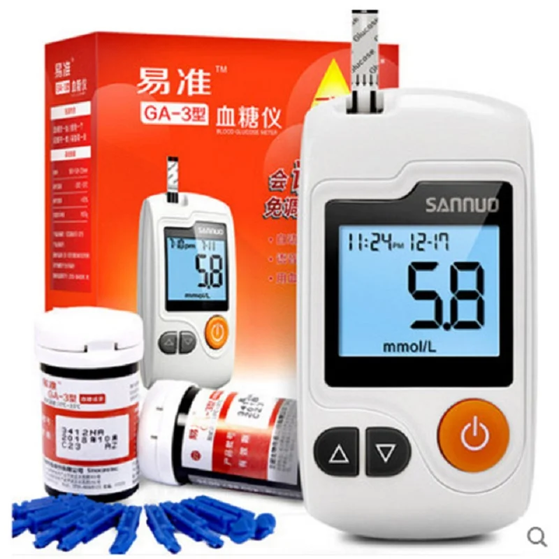 Portable YIZHUN Blood Glucose Meters Monitor Type 2 Diabetes 50pcs Strips+Needles&Lancets Glucometer Blood Sugar Detection
Portable YIZHUN Blood Glucose Meters Monitor Type 2 Diabetes 50pcs Strips+Needles&Lancets Glucometer Blood Sugar Detection