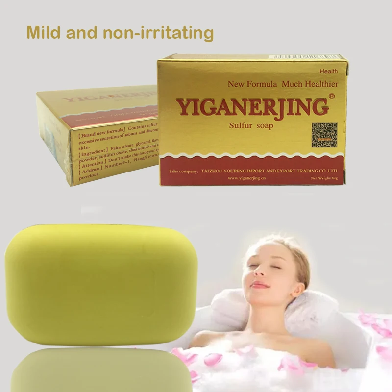 yiganerjing Sulfur Soap Skin Conditions Acne Psoriasis Seborrhea Eczema Anti Fungus Handmade Bath Shampoo Soap bath soap
yiganerjing Sulfur Soap Skin Conditions Acne Psoriasis Seborrhea Eczema Anti Fungus Handmade Bath Shampoo Soap bath soap