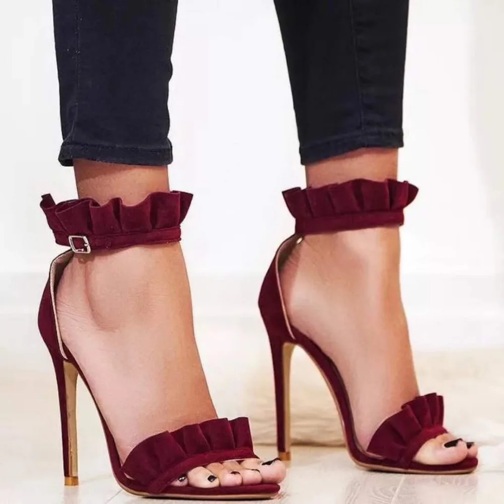 Women High Heels Sandals Fashion Red Block Ankle Strap Gladiator Sandals For Women Concise High Heels Summer Shoes Size 34-43
Women High Heels Sandals Fashion Red Block Ankle Strap Gladiator Sandals For Women Concise High Heels Summer Shoes Size 34-43