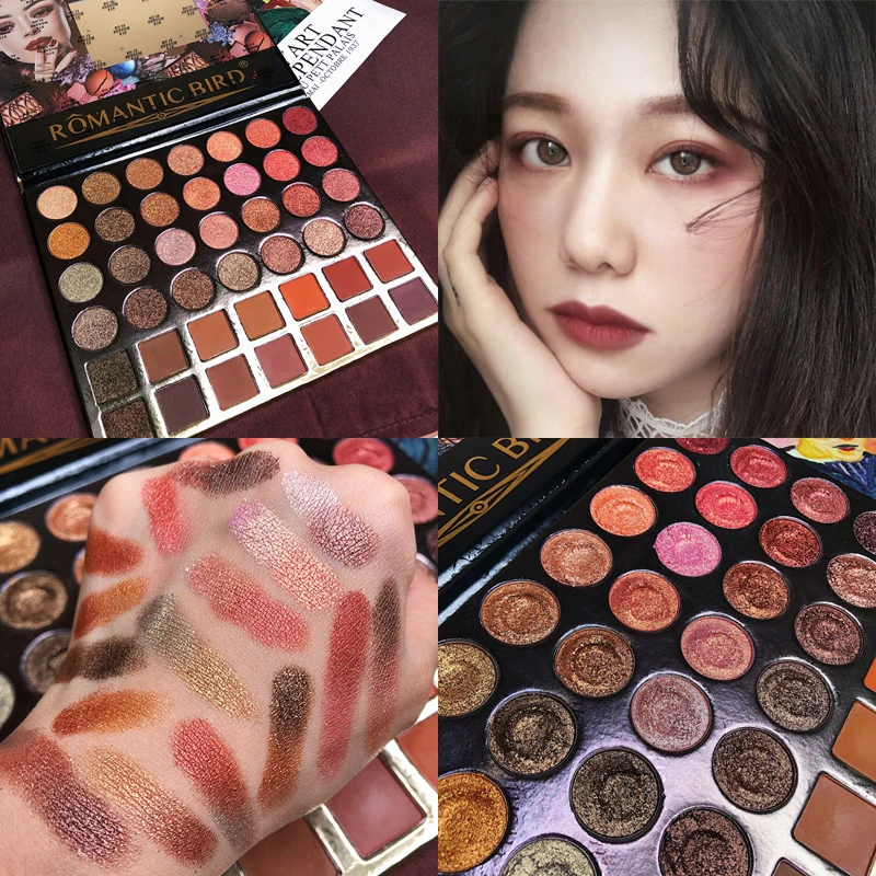 Professional 42 Color Eyeshadow Palette Glitter Metallic Shimmer Matte Eyeshadow Pallete Gold Pigment Makeup Palette Cosmetic
Professional 42 Color Eyeshadow Palette Glitter Metallic Shimmer Matte Eyeshadow Pallete Gold Pigment Makeup Palette Cosmetic