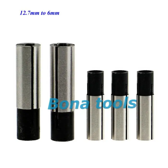 12.7mm to 6mm carving knives conversion sets 12.7mm outer diameter sleeve connected engraving machine parts, converter, adapter
12.7mm to 6mm carving knives conversion sets 12.7mm outer diameter sleeve connected engraving machine parts, converter, adapter